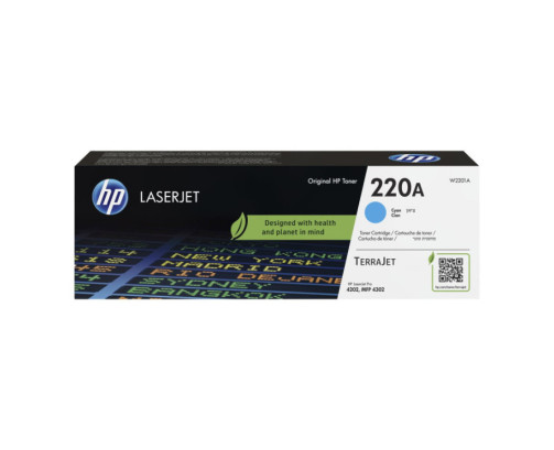 HP 220A - W2201A - cartouche de toner cyan (Jusqu'à 1800 pages) - W2201A - AIC-Solutions Grand Format