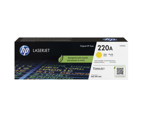 HP 220A - W2202A - cartouche de toner jaune (Jusqu'à 1800 pages) - W2202A - AIC-Solutions Grand Format