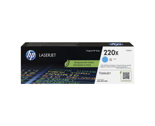 HP 220X - W2201X - cartouche de toner cyan (Jusqu'à 5500 pages) - W2201X - AIC-Solutions Grand Format