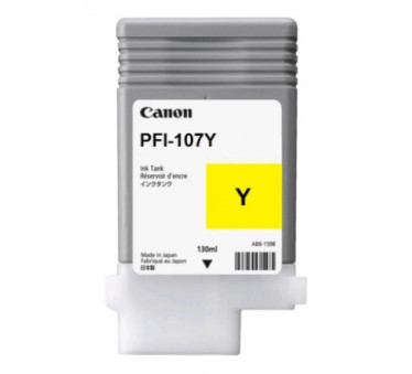 Canon PFI-107 Y - Cartouche d'impression jaune 130ml - 6708B001 - AIC-Solutions Grand Format