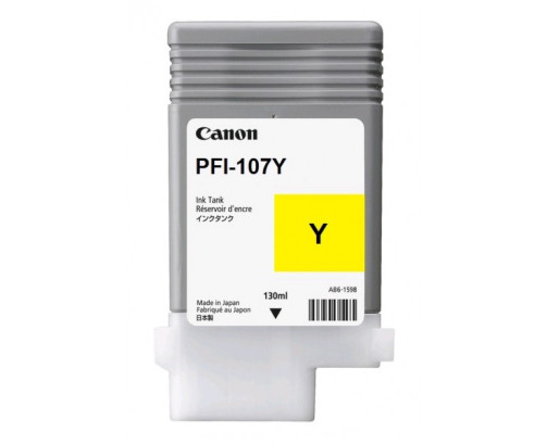 Canon PFI-107 Y - Cartouche d'impression jaune 130ml - 6708B001 - AIC-Solutions Grand Format