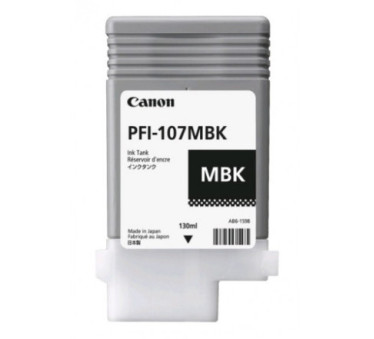 Canon PFI-107 MBK - Cartouche d'impression noir mat 130ml - 6704B001 - AIC-Solutions Grand Format