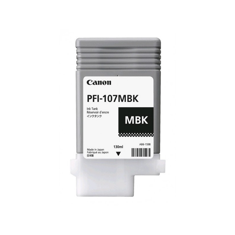 Canon PFI-107 MBK - Cartouche d'impression noir mat 130ml Canon PFI-107 MBK - Cartouche d'impression noir mat 130ml