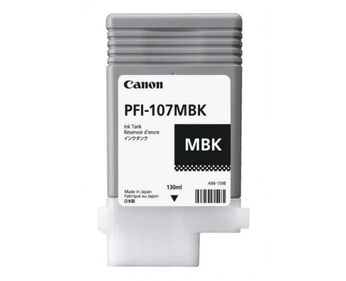 Canon PFI-107 MBK - Cartouche d'impression noir mat 130ml - 6704B001 - AIC-Solutions Grand Format