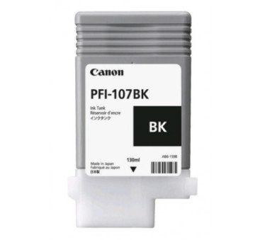 Canon PFI-107 BK - Cartouche d'impression noire 130ml - 6705B001 - AIC-Solutions Grand Format