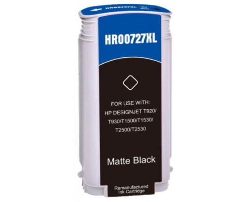 Cartouche d’encre générique HP 727 noir mat 130ml remplace B3P22A - HI-727MBK - AIC-Solutions Grand Format