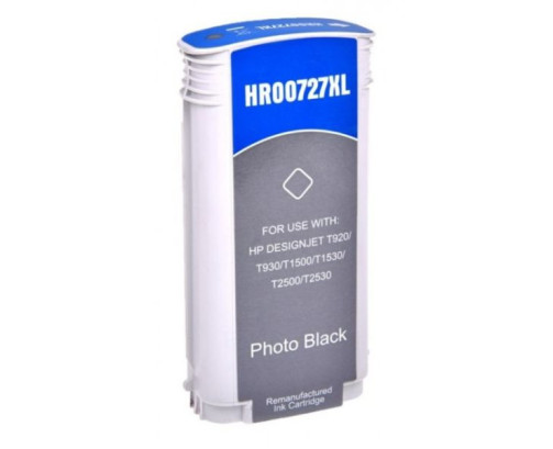 Cartouche d’encre générique HP 727 gris 130ml remplace B3P24A - HI-727GY - AIC-Solutions Grand Format