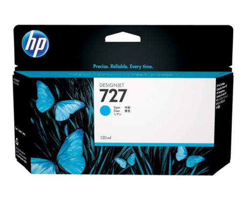 HP 727 - Cartouche d'impression cyan 130ml (B3P19A) - B3P19A - AIC-Solutions Grand Format