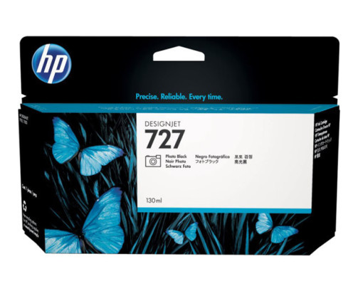 HP 727 - Cartouche d'impression noir photo 130ml (B3P23A) - B3P23A - AIC-Solutions Grand Format