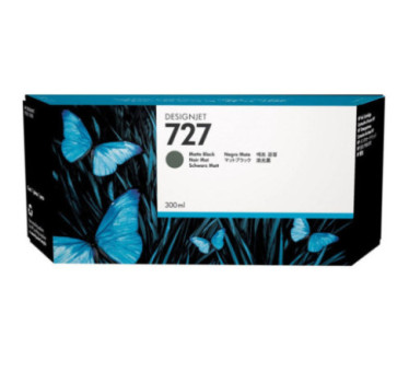 HP 727 - Cartouche d'impression noir mat 300ml (C1Q12A) - C1Q12A - AIC-Solutions Grand Format