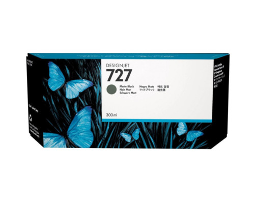 HP 727 - Cartouche d'impression noir mat 300ml (C1Q12A) - C1Q12A - AIC-Solutions Grand Format
