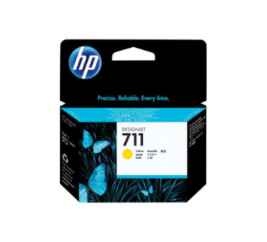 HP 711 - Cartouche d'impression jaune 29ml (CZ132A) - CZ132A - AIC-Solutions Grand Format