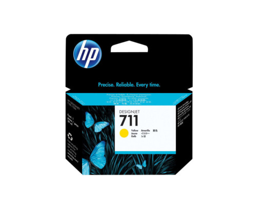 HP 711 - Cartouche d'impression jaune 29ml (CZ132A) - CZ132A - AIC-Solutions Grand Format