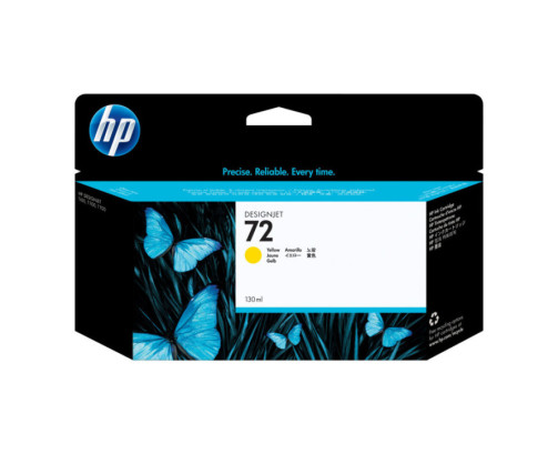 HP 72 - Cartouche d'impression jaune 130ml (C9373A) - C9373A - AIC-Solutions Grand Format