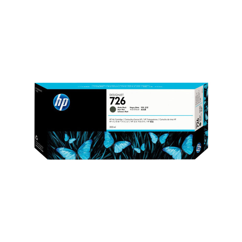 HP 726 - Cartouche d'impression noir mat 300ml (CH575A)