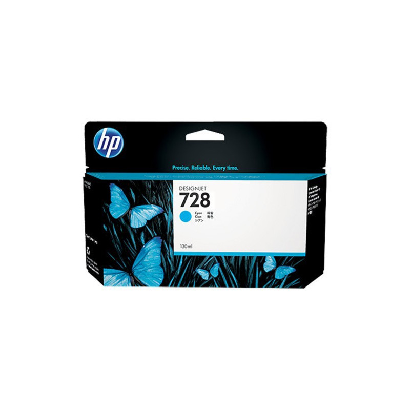 HP 728 - Cartouche d'impression cyan 130ml (F9J67A)