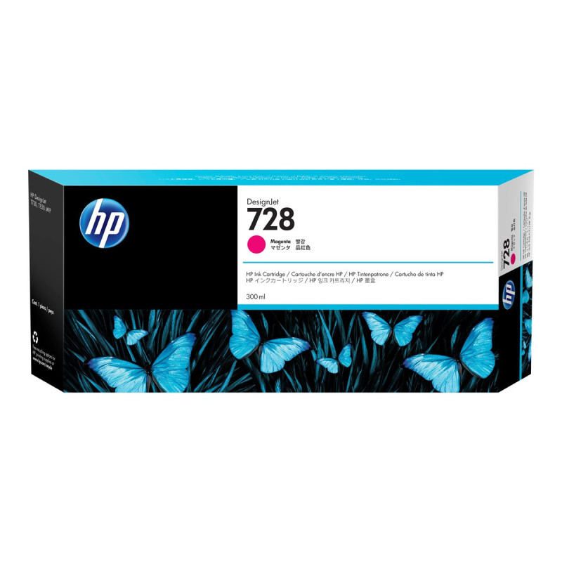 HP 728 - Cartouche d'impression magenta 300ml (F9K16A)
