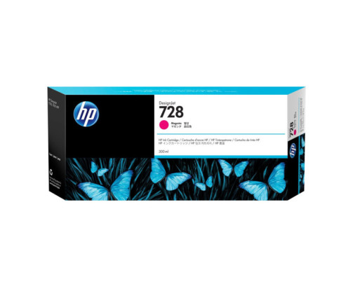 HP 728 - Cartouche d'impression magenta 300ml (F9K16A) - F9K16A - AIC-Solutions Grand Format