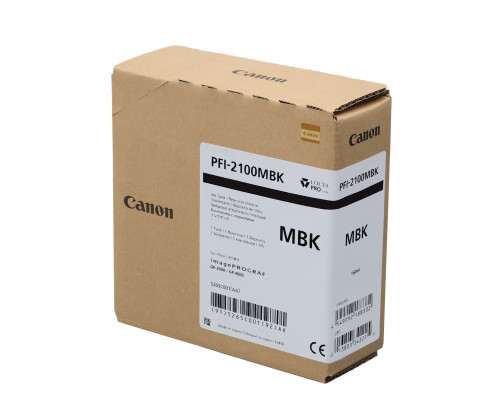 Canon PFI-2100 MBK - Cartouche d'impression noir mat 160ml - 5265C001 - AIC-Solutions Grand Format