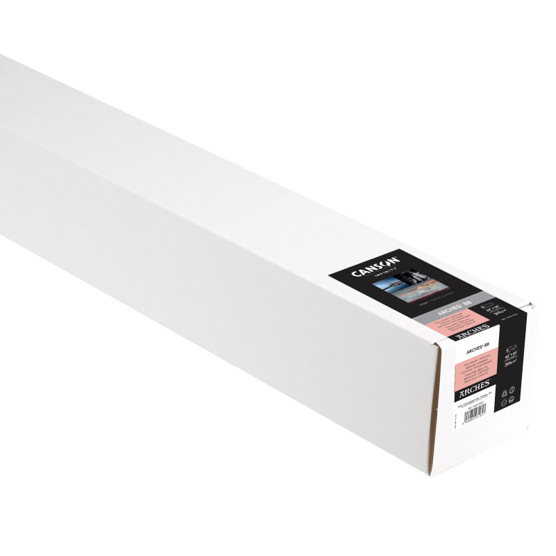 Papier Canson Infinity Arches® 88 Rag (Pure White) 310Gr/m² 1,118 (44") x 12m (Ø3") Papier Canson Infinity Arches® 88 Rag (Pure White) 310Gr/m² 1,118 (44") x 12m (Ø3")