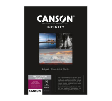 Papier Canson Infinity Photo Satin Premium RC 270Gr/m² A3+ (0.329 x 0.483) 25 feuilles - C206231011 - AIC-Solutions Grand Format
