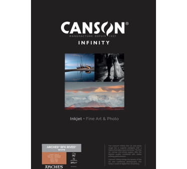 Papier Canson Infinity Arches® BFK Rives (White) 310Gr/m² A2 (0,420 x 0,594) 25 feuilles