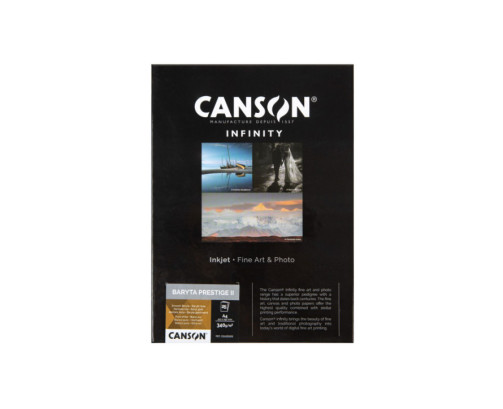Papier Canson Infinity Baryta Prestige II 340Gr/m² A4 (0.210 x 0.297) 25 feuilles - C33625S005 - AIC-Solutions Grand Format