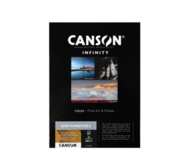 Papier Canson Infinity Baryta Prestige II 340Gr/m² A3 (0.297 x 0.420) 25 feuilles - C33625S006 - AIC-Solutions Grand Format
