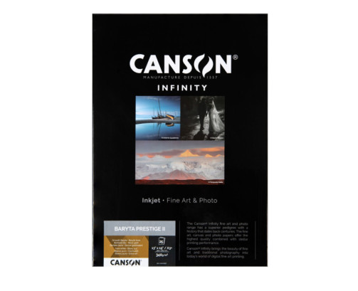 Papier Canson Infinity Baryta Prestige II 340Gr/m² A3+ (0.329 x 0.483) 25 feuilles - C33625S007 - AIC-Solutions Grand Format