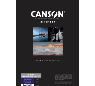 Papier Canson Infinity Baryta Photographique II Matt 310Gr/m² A2 (0,420 x 0,594) 25 feuilles