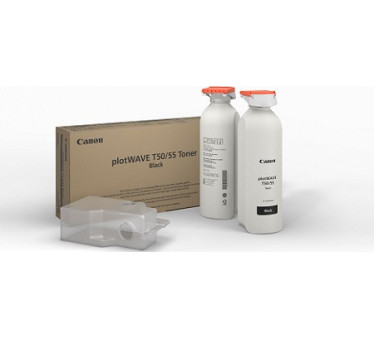 Toner Canon plotWAVE T50/55 PCR 2x500gr (6816C001) - 1070130228 - AIC-Solutions Grand Format