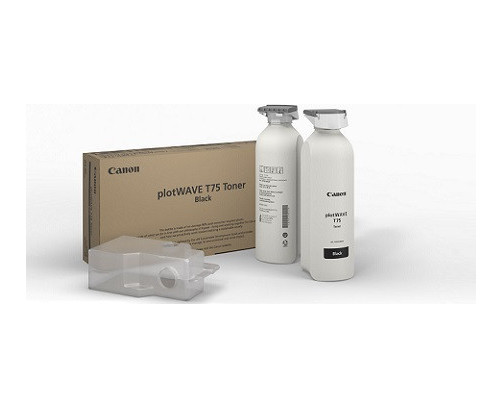 Toner Canon plotWAVE T75 PCR 2x500gr (6816C002) - 1070130229 - AIC-Solutions Grand Format