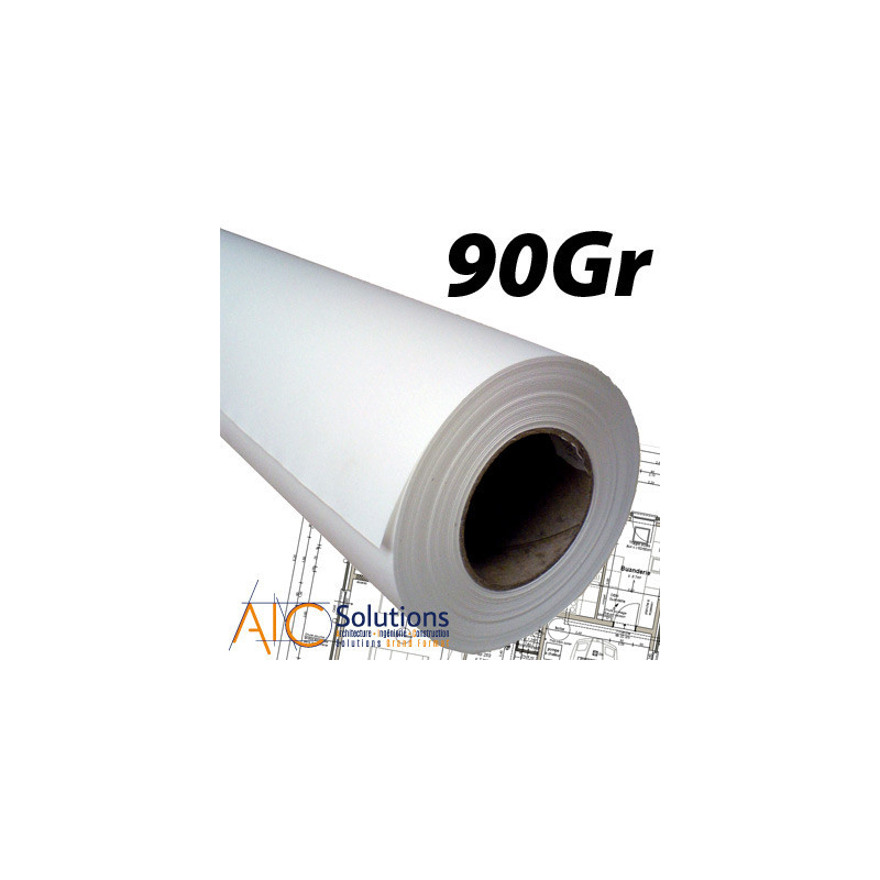 Calque ColorPrint 90/95gr 0,610 (24") x 50m (Ø2") Calque ColorPrint 90/95gr 0,610 (24") x 50m (Ø2")