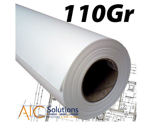 ColorPrint calque 110/115gr 0.610 (24") x 50m (Ø2") - CAL110-0610 - AIC-Solutions Grand Format