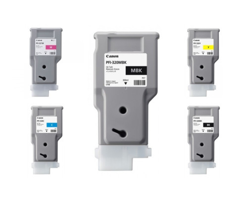 Canon PFI-320-321 - Pack de 5 cartouches d'impression 300ml - PFI321 - AIC-Solutions Grand Format