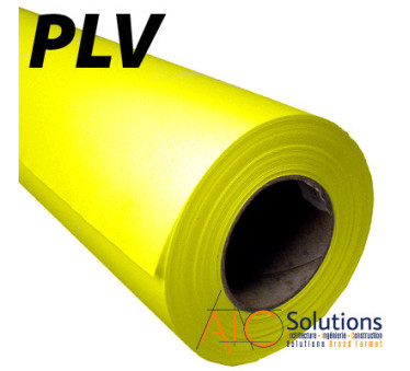 Papier Couché Jaune Fluo 100gr/m² 0.914 (36") x 45m (Ø2") - PCFJ-100-0914-045 - AIC-Solutions Grand Format