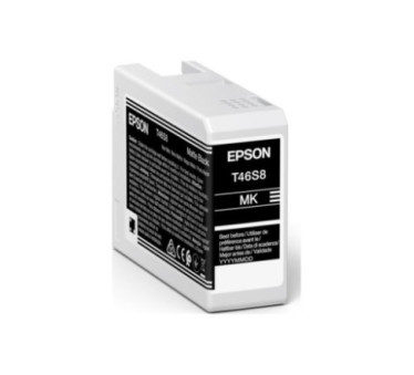 Epson UltraChrome PRO10 T46S8 - Réservoir noir mat 25ml - C13T46S80N - AIC-Solutions Grand Format
