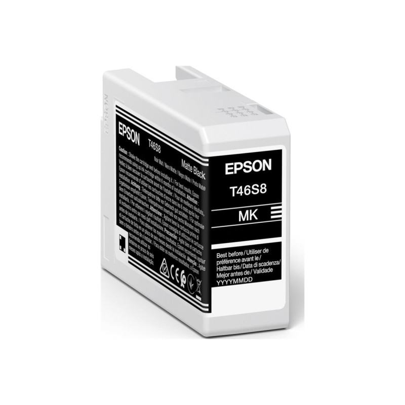 Epson UltraChrome PRO10 T46S8 - Réservoir noir mat 25ml Epson UltraChrome PRO10 T46S8 - Réservoir noir mat 25ml