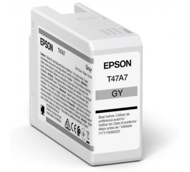 Epson UltraChrome PRO10 T47A7 - Réservoir gris 50ml - C13T47A700 - AIC-Solutions Grand Format