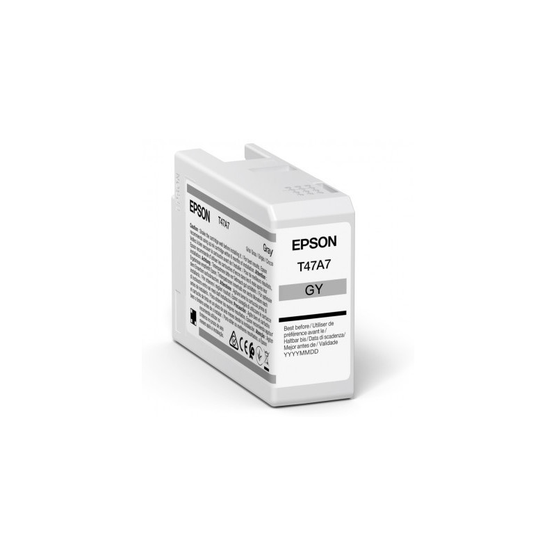 Epson UltraChrome PRO10 T47A7 - Réservoir gris 50ml Epson UltraChrome PRO10 T47A7 - Réservoir gris 50ml