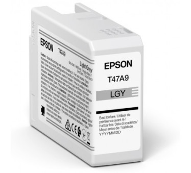 Epson UltraChrome PRO10 T47A9 - Réservoir gris clair 50ml - C13T47A900 - AIC-Solutions Grand Format