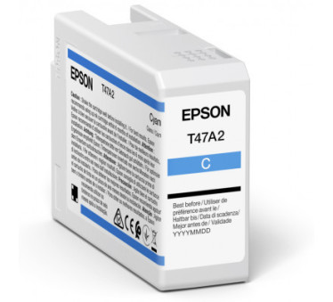Epson UltraChrome PRO10 T47A2 - Réservoir cyan 50ml - C13T47A200 - AIC-Solutions Grand Format