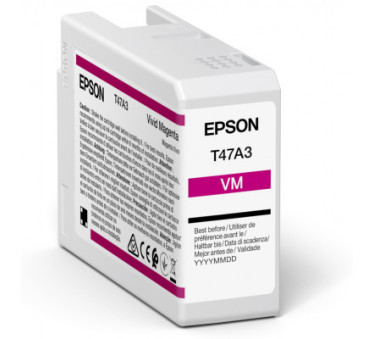 Epson UltraChrome PRO10 T47A3 - Réservoir magenta 50ml - C13T47A30N - AIC-Solutions Grand Format