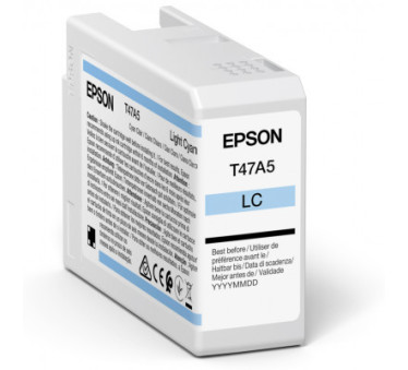 Epson UltraChrome PRO10 T47A5 - Réservoir cyan clair 50ml - C13T47A500 - AIC-Solutions Grand Format