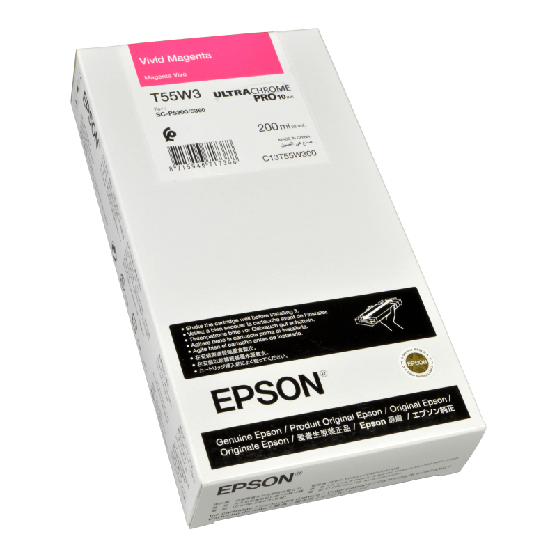 Epson UltraChrome PRO10 T55W3 - Réservoir magenta 200ml