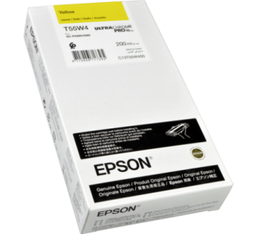 Epson UltraChrome PRO10 T55W4 - Réservoir jaune 200ml - C13T55W400 - AIC-Solutions Grand Format