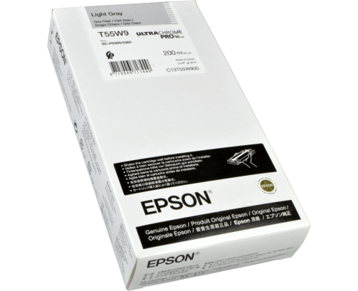 Epson UltraChrome PRO10 T55W9 - Réservoir gris clair 200ml - C13T55W900 - AIC-Solutions Grand Format