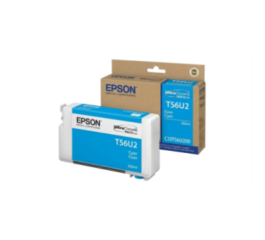 Epson UltraChrome PRO10 T56U2 - Réservoir cyan 350ml - C13T56U200 - AIC-Solutions Grand Format