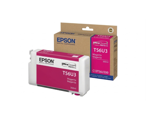 Epson UltraChrome PRO10 T56U3 - Réservoir magenta 350ml - C13T56U300 - AIC-Solutions Grand Format