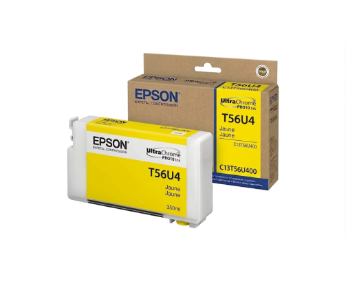 Epson UltraChrome PRO10 T56U4 - Réservoir jaune 350ml - C13T56U400 - AIC-Solutions Grand Format